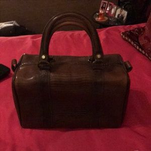 Vintage Brown Satchel Purse